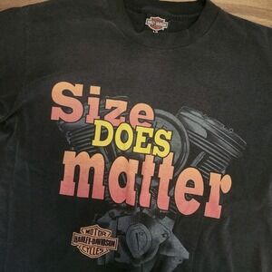 VTG 90s Harley-Davidson‎ V-Twin Graphic T-Shirt Single Stitch Size Large